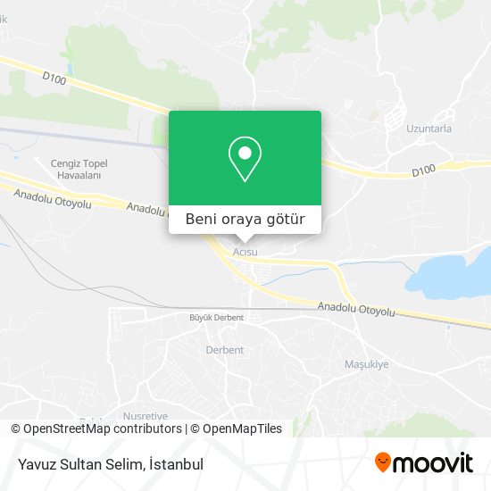 Yavuz Sultan Selim harita