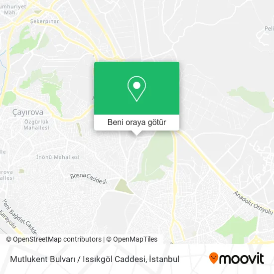 Mutlukent Bulvarı / Issıkgöl Caddesi harita