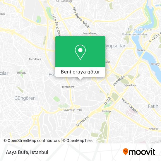 Asya Büfe harita