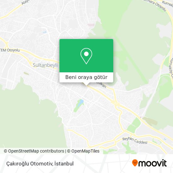 Çakıroğlu Otomotiv harita