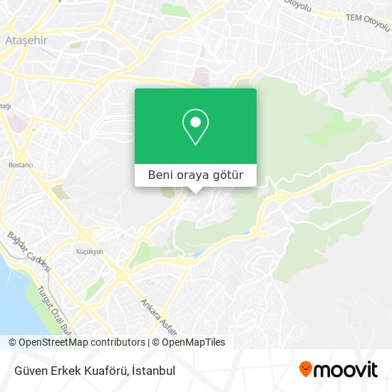 Güven Erkek Kuaförü harita