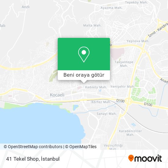41 Tekel Shop harita