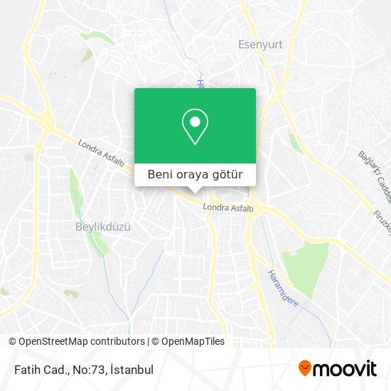 Fatih Cad., No:73 harita