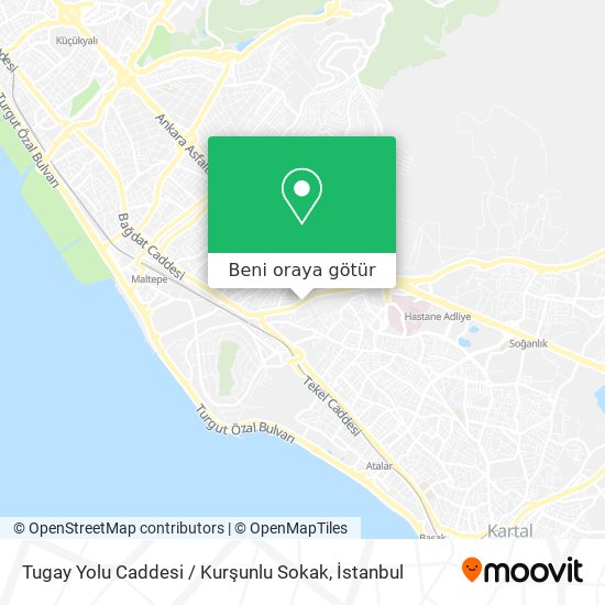 Tugay Yolu Caddesi / Kurşunlu Sokak harita