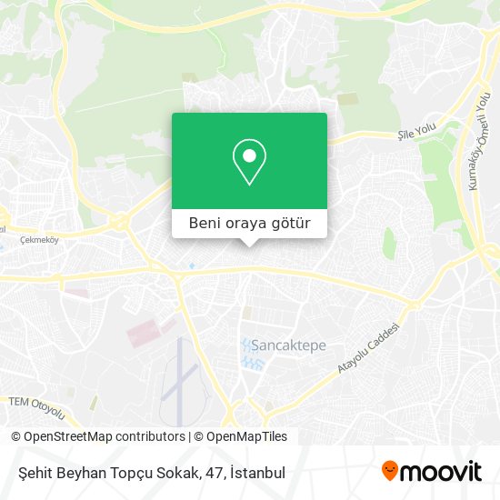 Şehit Beyhan Topçu Sokak, 47 harita