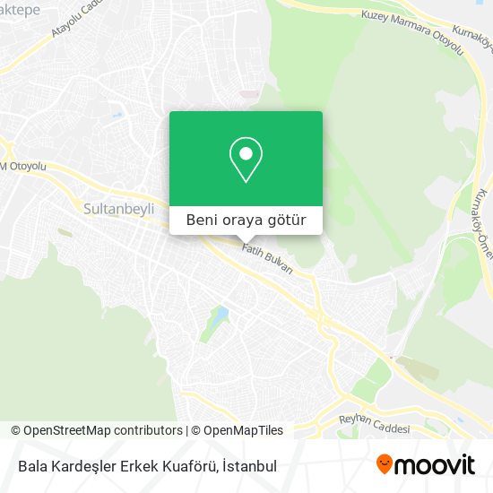 Bala Kardeşler Erkek Kuaförü harita