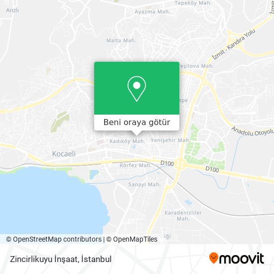Zincirlikuyu İnşaat harita
