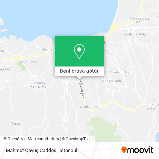 Mahmut Çavuş Caddesi harita