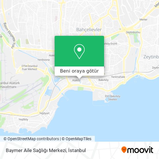 Baymer Aile Sağlığı Merkezi harita