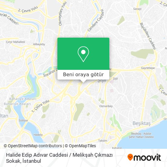 Halide Edip Adıvar Caddesi / Melikşah Çıkmazı Sokak harita