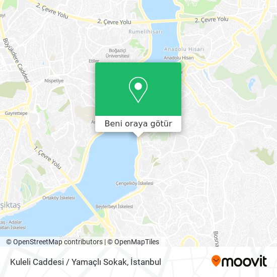 Kuleli Caddesi / Yamaçlı Sokak harita