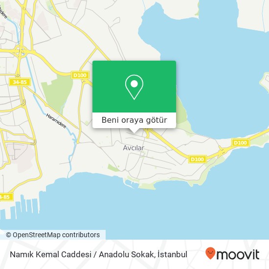 Namık Kemal Caddesi / Anadolu Sokak harita