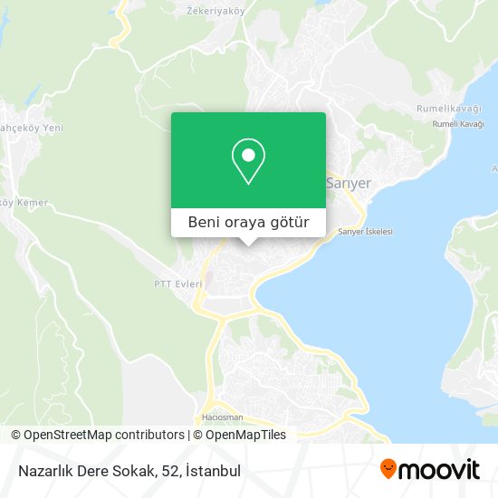 Nazarlık Dere Sokak, 52 harita
