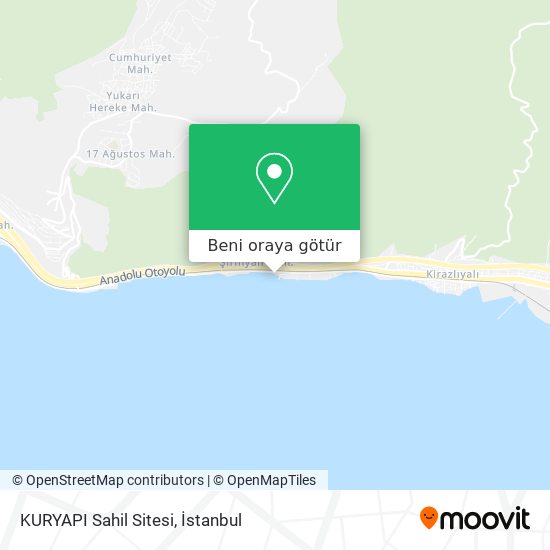 KURYAPI Sahil Sitesi harita