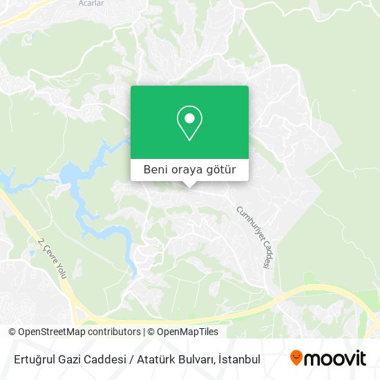 Ertuğrul Gazi Caddesi / Atatürk Bulvarı harita