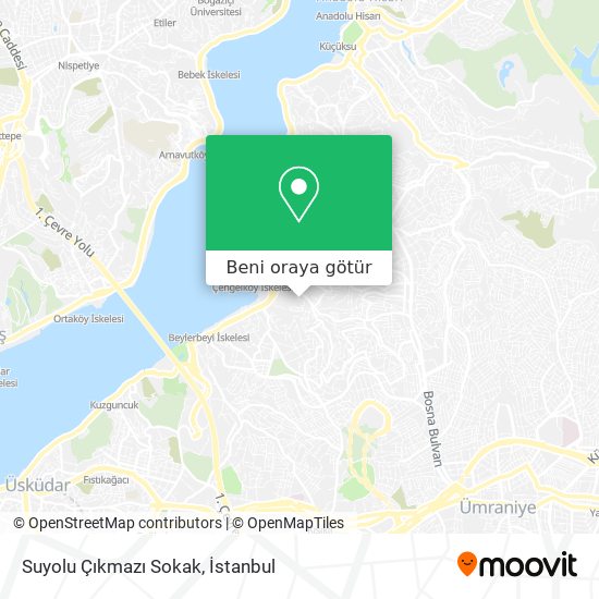 Suyolu Çıkmazı Sokak harita