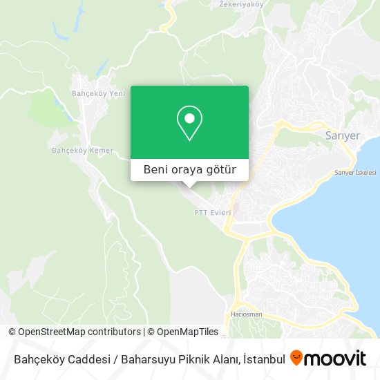 Bahçeköy Caddesi / Baharsuyu Piknik Alanı harita