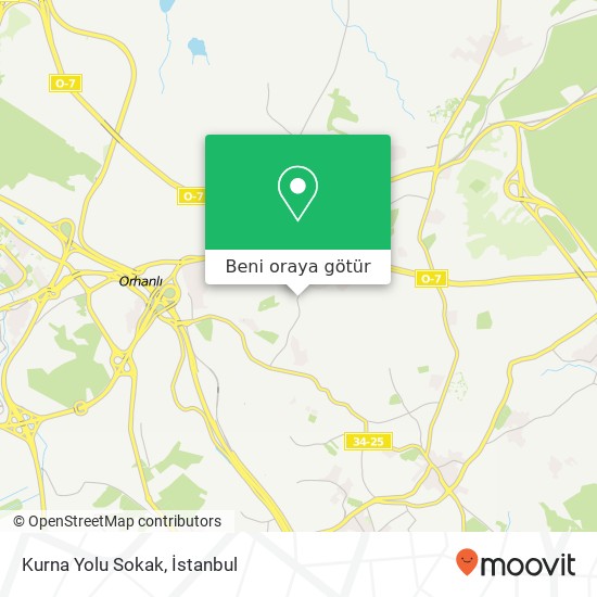 Kurna Yolu Sokak harita