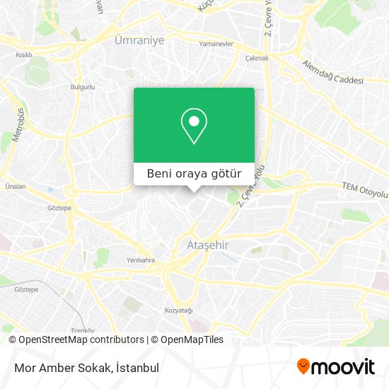 Mor Amber Sokak harita