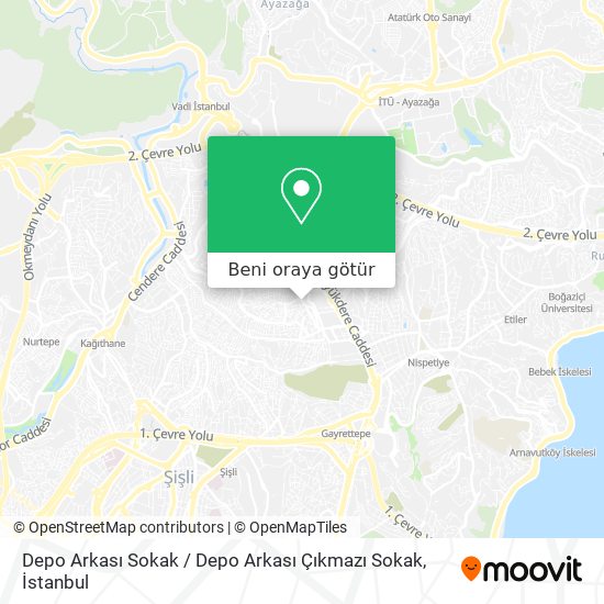 Depo Arkası Sokak / Depo Arkası Çıkmazı Sokak harita