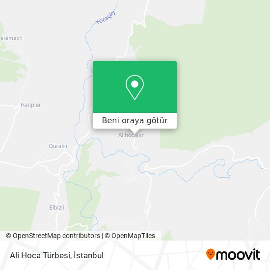 Ali Hoca Türbesi harita