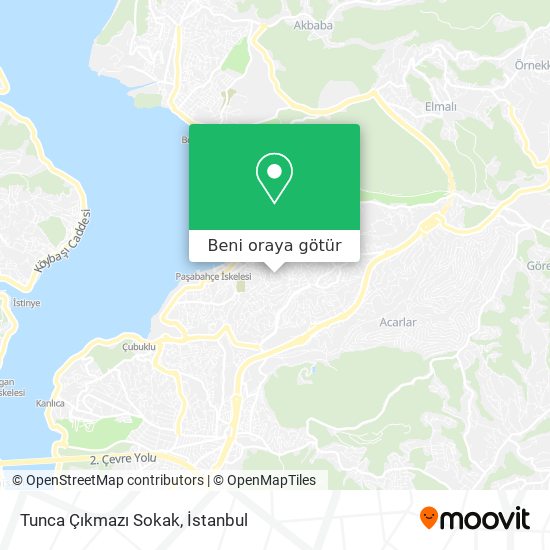 Tunca Çıkmazı Sokak harita