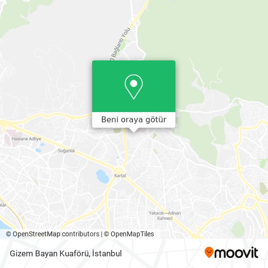 Gizem Bayan Kuaförü harita