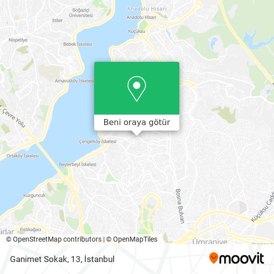 Ganimet Sokak, 13 harita