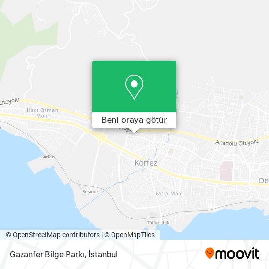 Gazanfer Bilge Parkı harita