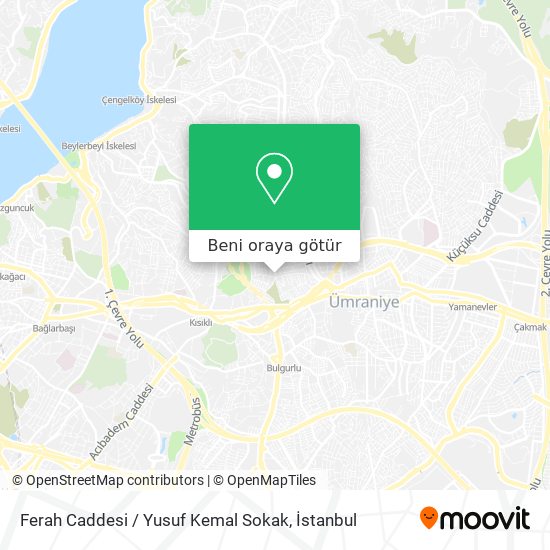 Ferah Caddesi / Yusuf Kemal Sokak harita