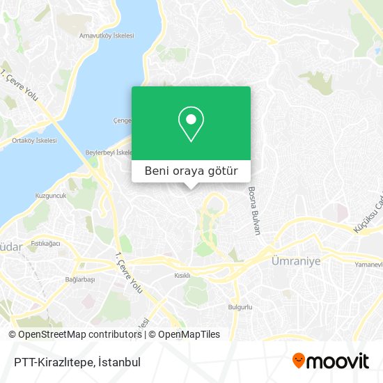 PTT-Kirazlıtepe harita