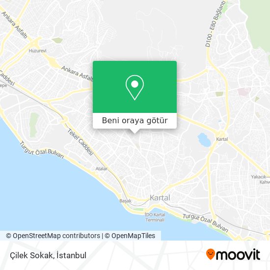 Çilek Sokak harita