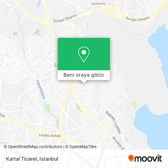 Kartal Ticaret harita