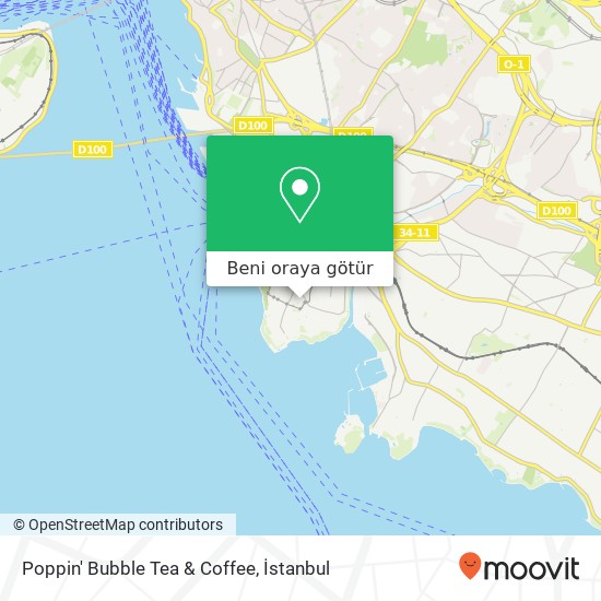 Poppin' Bubble Tea & Coffee harita
