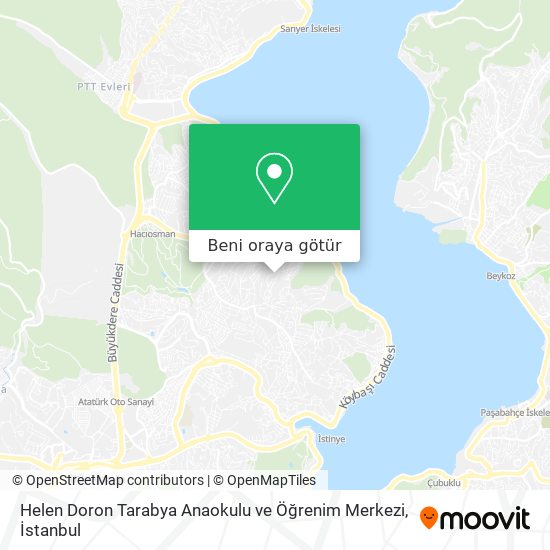 Helen Doron Tarabya Anaokulu ve Öğrenim Merkezi harita