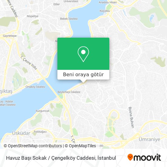 Havuz Başı Sokak / Çengelköy Caddesi harita