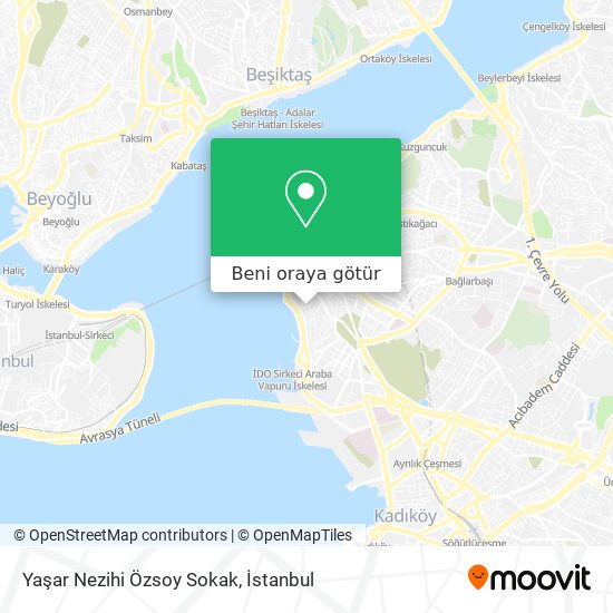 Yaşar Nezihi Özsoy Sokak harita
