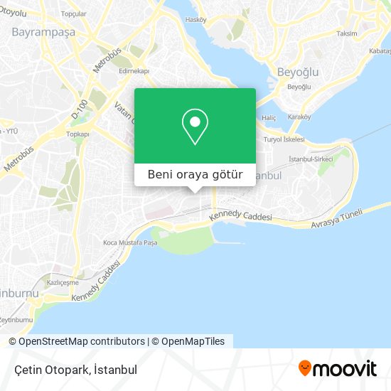 Çetin Otopark harita