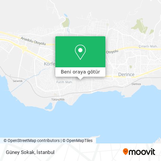 Güney Sokak harita