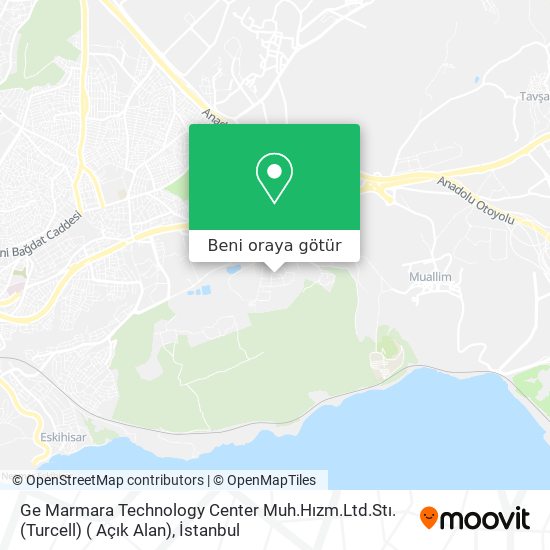Ge Marmara Technology Center Muh.Hızm.Ltd.Stı. (Turcell) ( Açık Alan) harita
