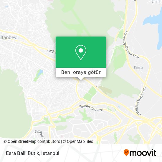 Esra Ballı Butik harita