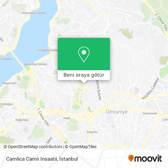 Camlica Camii Insaatii harita