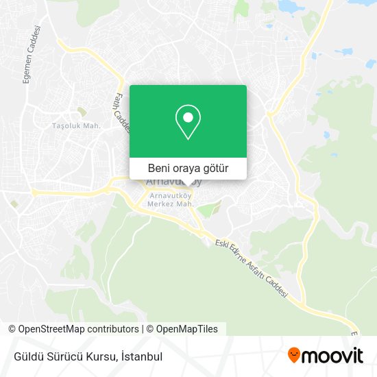 Güldü Sürücü Kursu harita