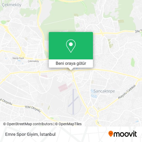 Emre Spor Giyim harita