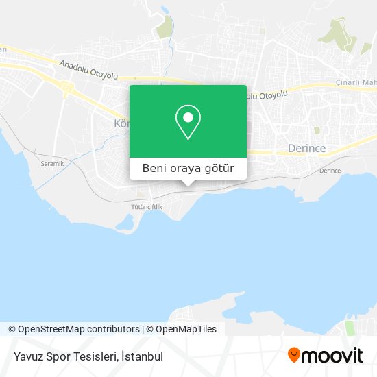 Yavuz Spor Tesisleri harita