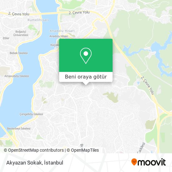 Akyazan Sokak harita