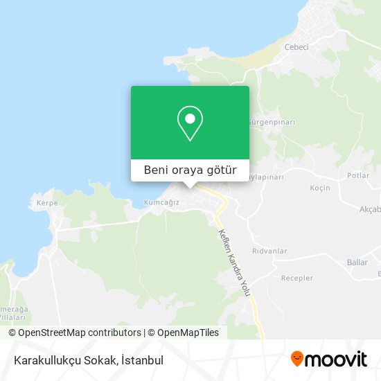 Karakullukçu Sokak harita