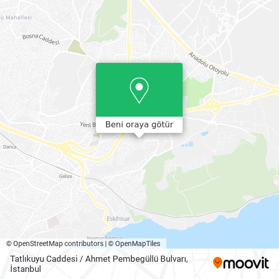 Tatlıkuyu Caddesi / Ahmet Pembegüllü Bulvarı harita