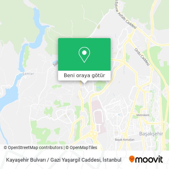 Kayaşehir Bulvarı / Gazi Yaşargil Caddesi harita