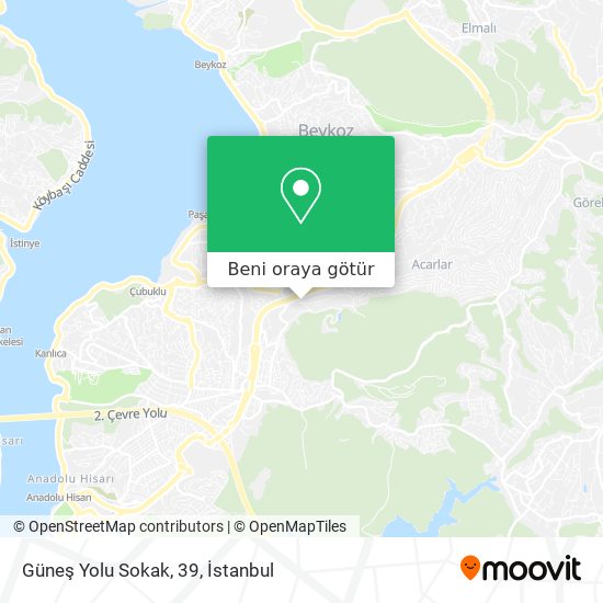 Güneş Yolu Sokak, 39 harita